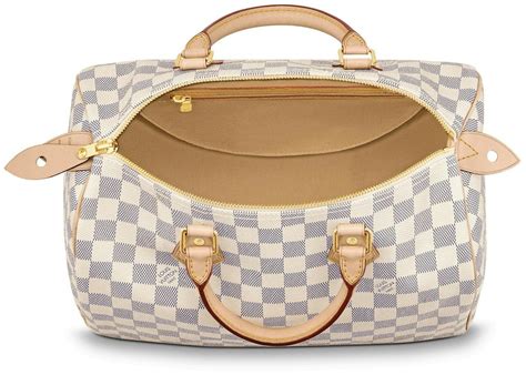 louis vuitton damier azur speedy 30 fake|speedy 30 damier with strap.